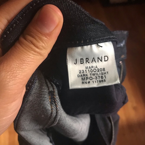 Jbrand High Waist Maria Skinny Pants/Jeans/Denim - Picture 6 of 9